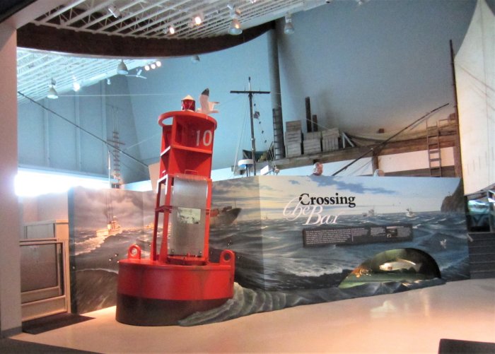 The Maritime Museum has exhibits on the treacherous Columbia Bar, where the river meets the Pacific Ocean