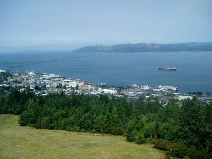 Another view of the Columbia River and the Pacific Ocean