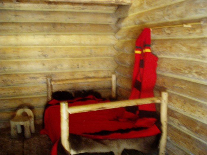 Charbonneau and Sacagawea's room