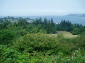 View of the Columbia River and Pacific Ocean