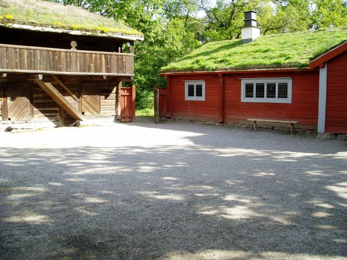 Skansen farmhouses