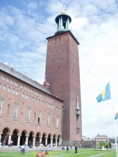 Stockholm City Hall, where the Nobel Prize banquet is held