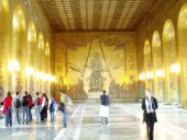 The Golden Room has over 18 million tiles making up the mosaics