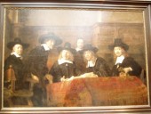 'The syndics of the Amsterdam drapers' guild' by Rembrandt, Rijksmuseum, Amsterdam